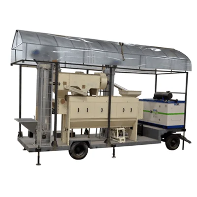 Automatic Mobile Cleaning and Grading Seed Plant